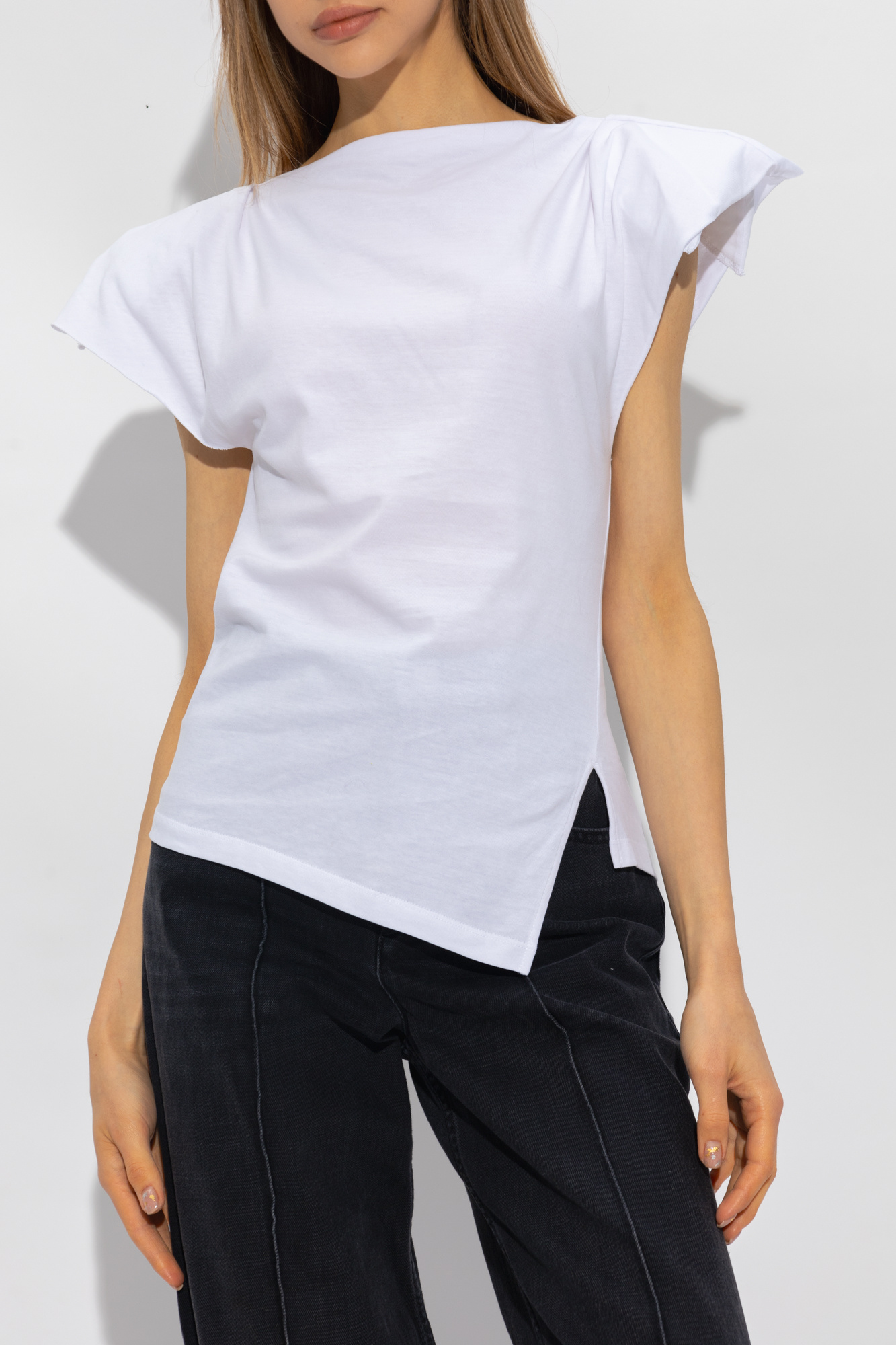 Tシャツ・カットソー ISABEL MARANT Women Tops TS0097FAA1N41I20WH White Designer T-shirts & Sweatshirts for Women | ISABEL MARANT